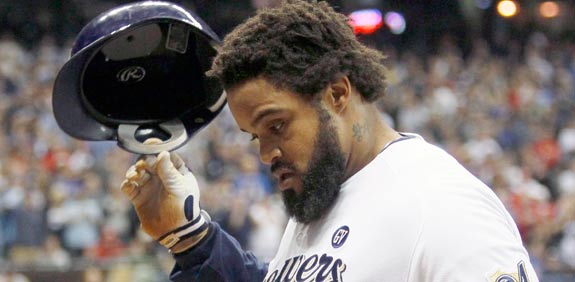 פרינס פילדר, MLB, בייסבול / צלם: רויטרס